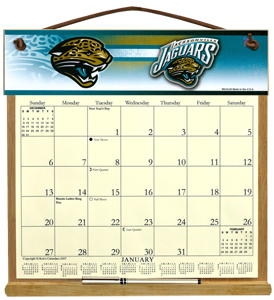 Jacksonville Jaguars Calendar Holder